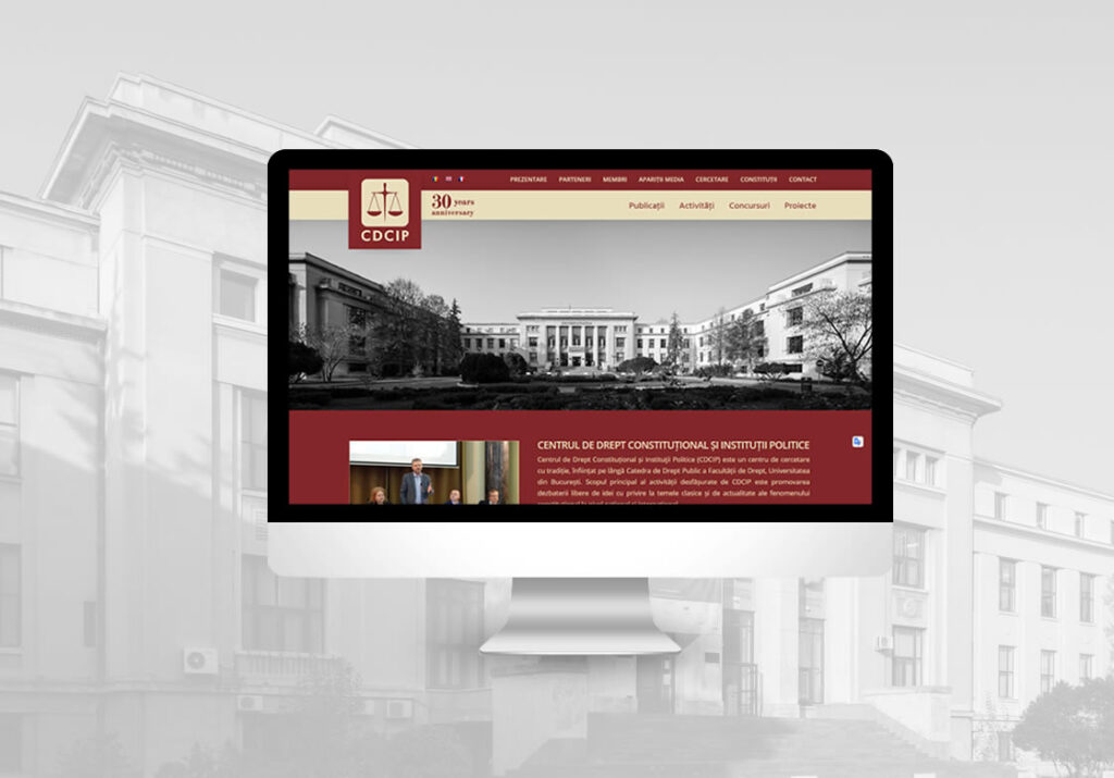 Centrul de Drept Constituțional și Instituţii Politice își relansează site-ul prin agenţia Justpixel