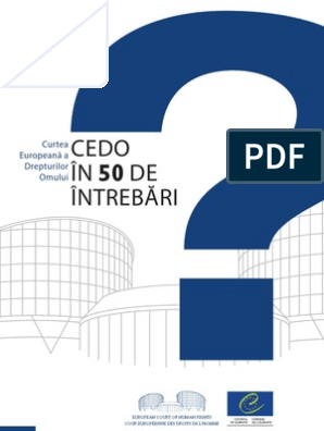 CEDO în 50 de întrebări