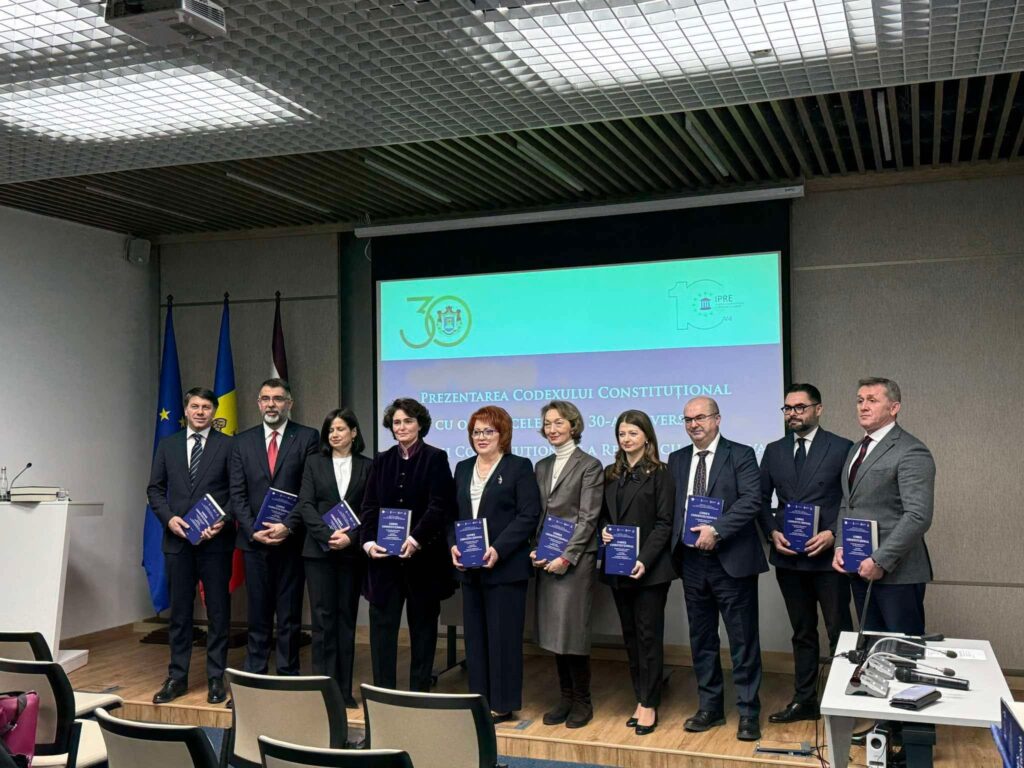 Lansarea ediției a II-a a Codexului Constituțional la Curtea Constituțională a Republicii Moldova